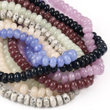Angelite Rondelle Spacer Beads for Jewelry Making Necklace