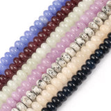 Angelite Rondelle Spacer Beads for Jewelry Making Necklace