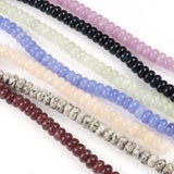 Angelite Rondelle Spacer Beads for Jewelry Making Necklace
