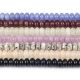 Angelite Rondelle Spacer Beads for Jewelry Making Necklace