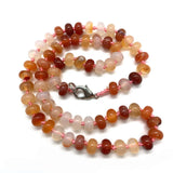 Natural Stone Green Dongling Abacus Beads Agate Necklace Pendant