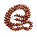 Natural Stone Green Dongling Abacus Beads Agate Necklace Pendant