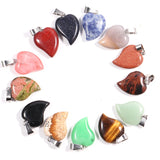 30pcs Mixed Charm Crystal Heart Pendants for Jewelry Making
