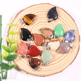 30pcs Mixed Charm Crystal Heart Pendants for Jewelry Making