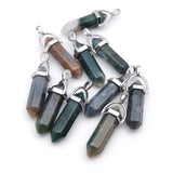Crystal Agates Pendant Pendulum for Jewelry Making