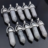 Labradorite Crystal Pendant for Jewelry Making