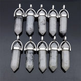 Labradorite Crystal Pendant for Jewelry Making