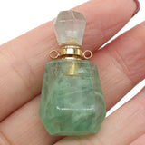 Mixed Natural Stone Quartz Pendant Charms for DIY Jewelry