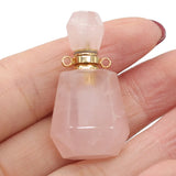 Mixed Natural Stone Quartz Pendant Charms for DIY Jewelry