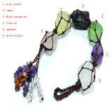 Natural Stone Crystal Pendant Chakra Garden Car Hanging Decoration