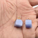 Natural Stone Crystal Pendant for Jewelry Making DIY 12pcs/lot