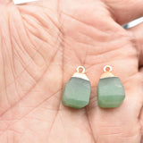 Natural Stone Crystal Pendant for Jewelry Making DIY 12pcs/lot