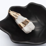 Natural Stone Crystal Pendants Jewelry DIY Accessories for Necklaces Earrings