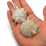 Raw Stone Crystal Pillar Quartz Charms for DIY Necklace