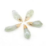 Natural Stone Crystal Pendants for Jewelry Making Diy Charms Reiki Healing