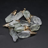 Natural Stone Crystal Pendants for Jewelry Making Diy Charms Reiki Healing