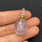 Agate Aromatherapy Perfume Bottle Necklace Charm