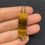 Agate Aromatherapy Perfume Bottle Necklace Charm
