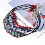 Crystal Quartz Chip Necklace Beaded Necklace For Women