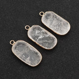 Crystal Quartz Pendants for Jewelry Making DIY Women Necklace Earr