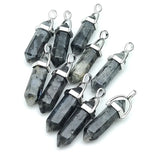 Spectrolite Crystal Pendant for DIY Jewelry Making