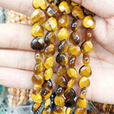 Tiger Eye Crystal Heart-shape Beads for Jewelry Making