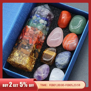 Natural Stone Crystals Set Healing Gemstones Quartz Mineral Home Decoration