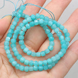 Natural Stone Faceted Beads Lapis Lazuli Fluorite Garnet Loose Bead