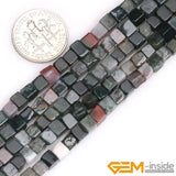 Natural Stone Cube Square Loose Beads For Jewelry Making 15 inch
