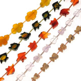Natural Stone Bear Tropical Fish Beads for DIY Jewelry Making