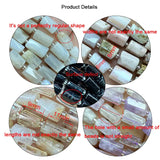 Natural Stone Cylinder Crystal Beads for Jewelry Making DIY Bracelet