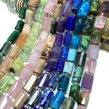 Natural Stone Cylinder Crystal Beads for Jewelry Making DIY Bracelet