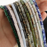 Natural Stone Agates Quartz Jaspers Spacer Beads 15''