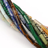 Natural Stone Agates Quartz Jaspers Spacer Beads 15''