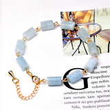 Aquamarine Chakra Chain Bracelet for Women