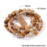 Dalmation Beads Bracelet Amethyst Opal Quartz Charm Bracelet