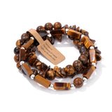 Dalmation Beads Bracelet Amethyst Opal Quartz Charm Bracelet