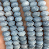 Dark Chalcedony Jades 5x8MM Abacus Beads for DIY Jewelry Making