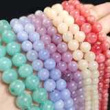 Dark Chalcedony Jades Beads Round Spacer Beads 4/6/8/10mm