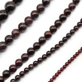 Dark Red Garnet Beads Round Loose Beads 4/6/8/10/12mm