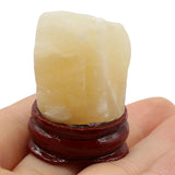 Natural Stone Reiki Healing Gem w/ Base Lucky Gift Mini Ornaments