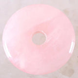 Lapis Crystal Donut Necklace Pendant 30mm Round Circle Healing Bead