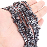 Natural Stone Double Hole Hematite Spacer Beads for DIY Jewelry Making
