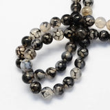 Dragon Vein Agates Round Beads for DIY Jewelry Making 4-10mm