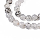 Dragon Vein Agates Round Beads for DIY Jewelry Making 4-10mm