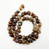 Dragon Veins Agates Beads 10-12mm Strand 15''