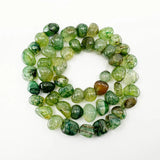 Dragon Veins Agates Beads 10-12mm Strand 15''