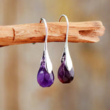 Red Jaspers Stone Drop Earrings for Women