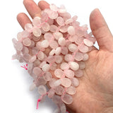 Pink Crystal Drop-shaped Stone Charm for DIY Jewelry Making