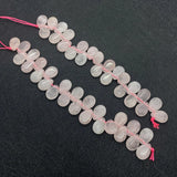 Pink Crystal Drop-shaped Stone Charm for DIY Jewelry Making